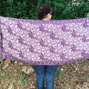 Purple Pashmina Shawl